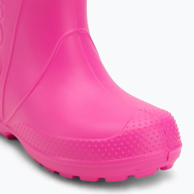 Детски гумени ботуши Crocs Handle It Rain Boot Kids pink crush 7