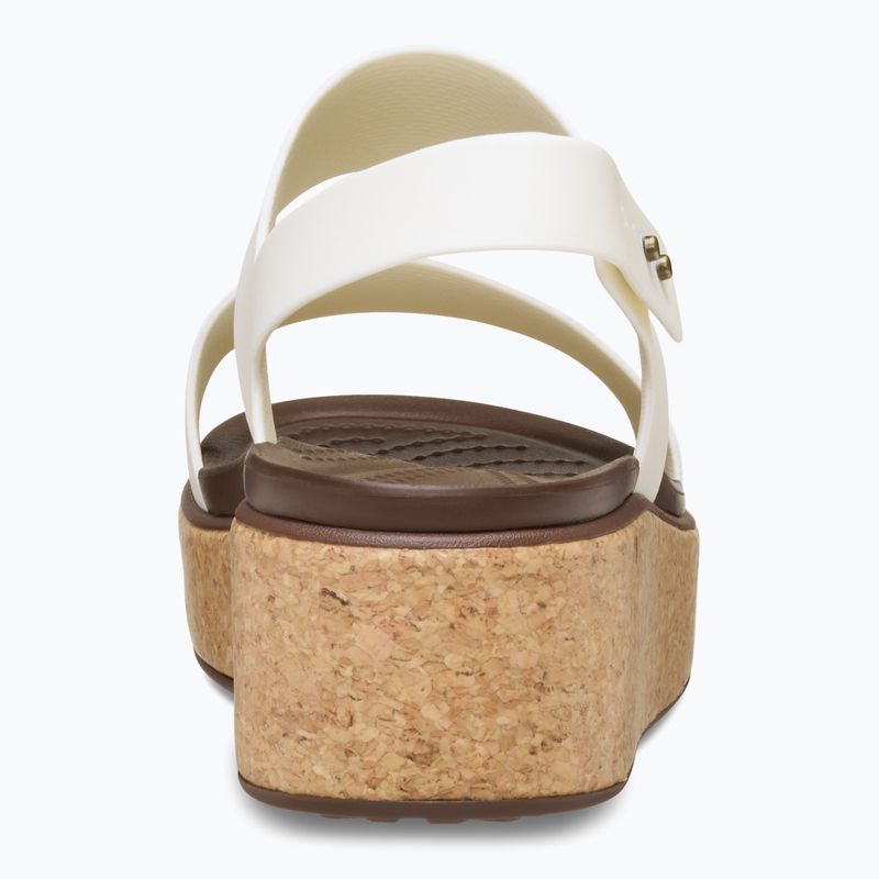 Дамски сандали Crocs Brooklyn Cork Low Wedge chalk 3