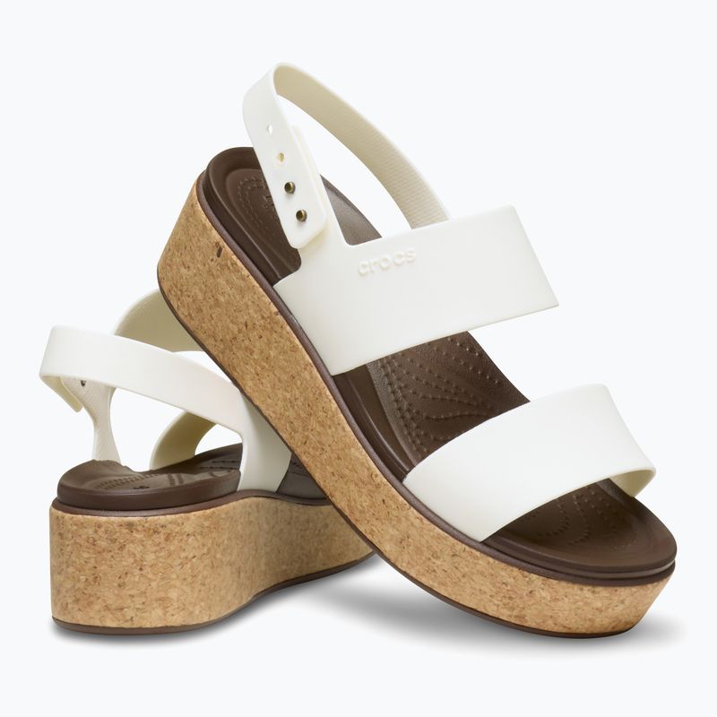 Дамски сандали Crocs Brooklyn Cork Low Wedge chalk 6