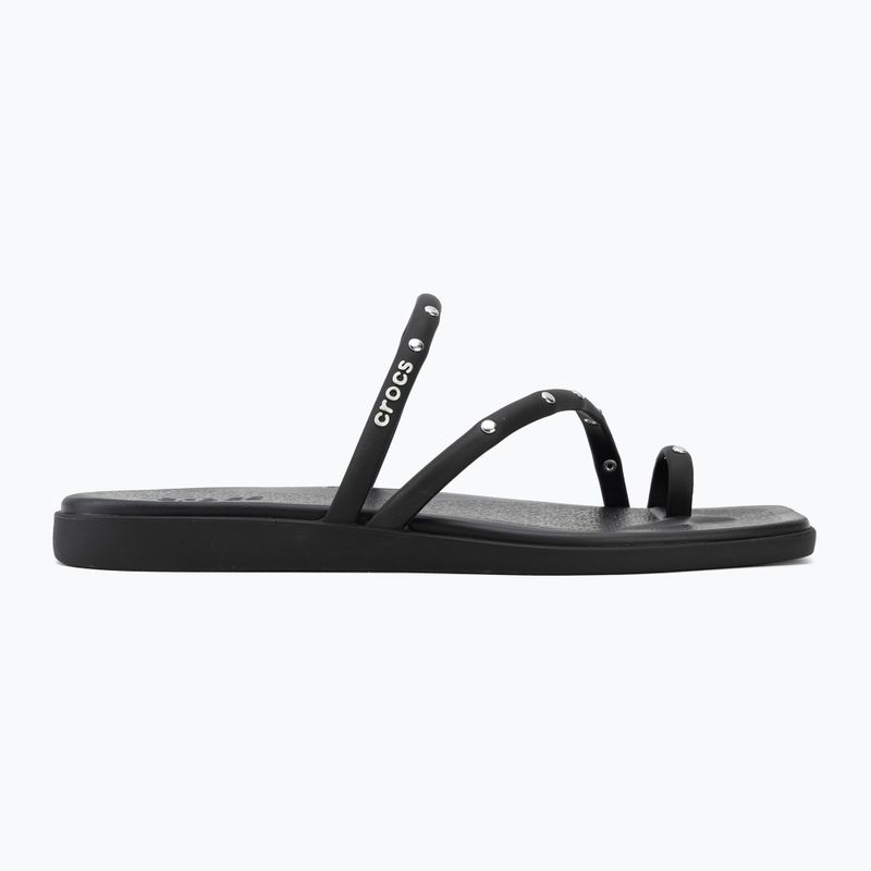 Дамски чехли Crocs Miami Studded Toe Loop black 2