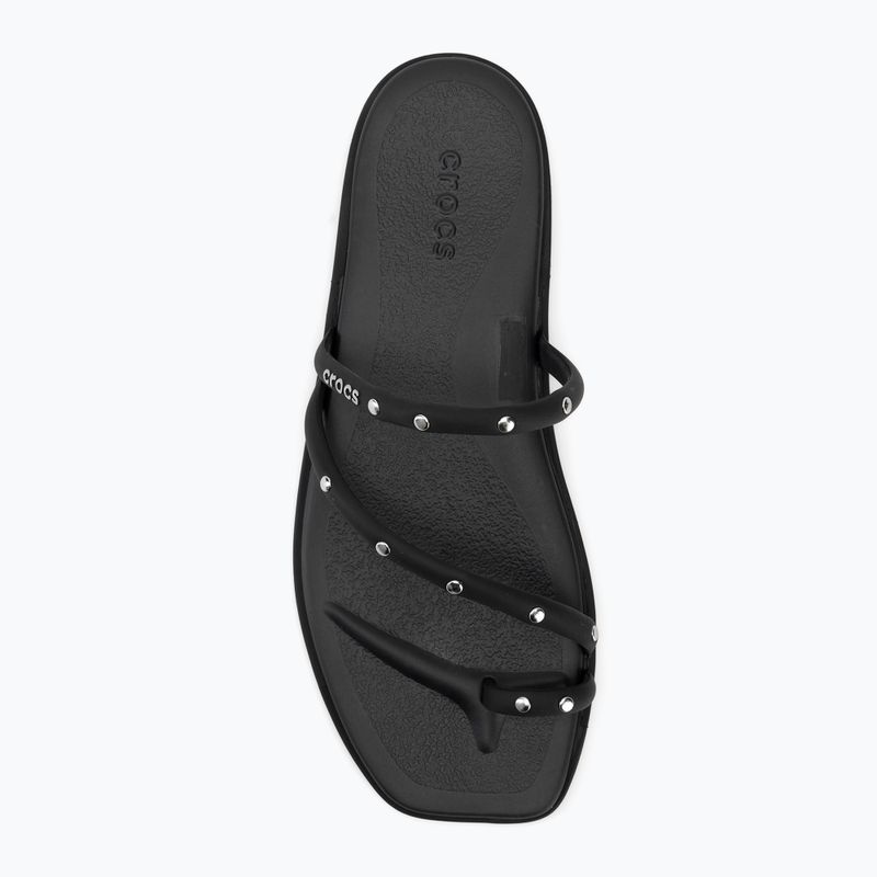 Дамски чехли Crocs Miami Studded Toe Loop black 5