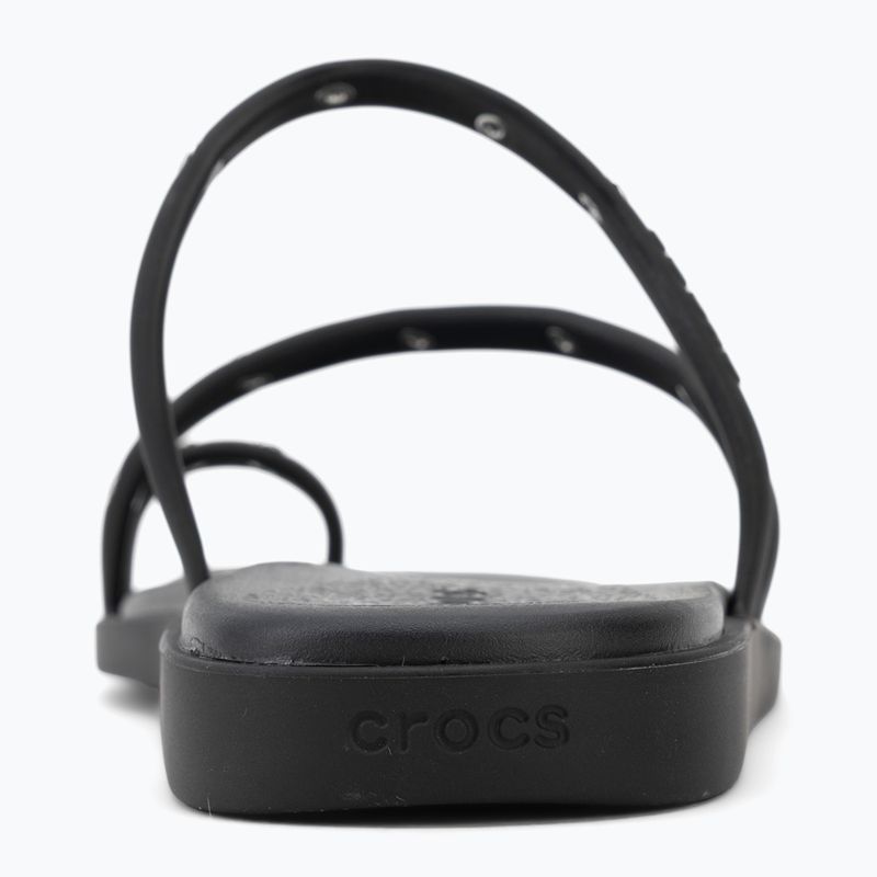 Дамски чехли Crocs Miami Studded Toe Loop black 6