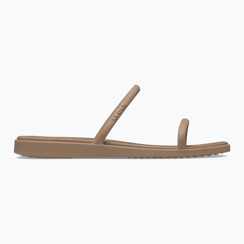 Дамски сандали Crocs Miami Two Strap Sandal milk chocolate 2