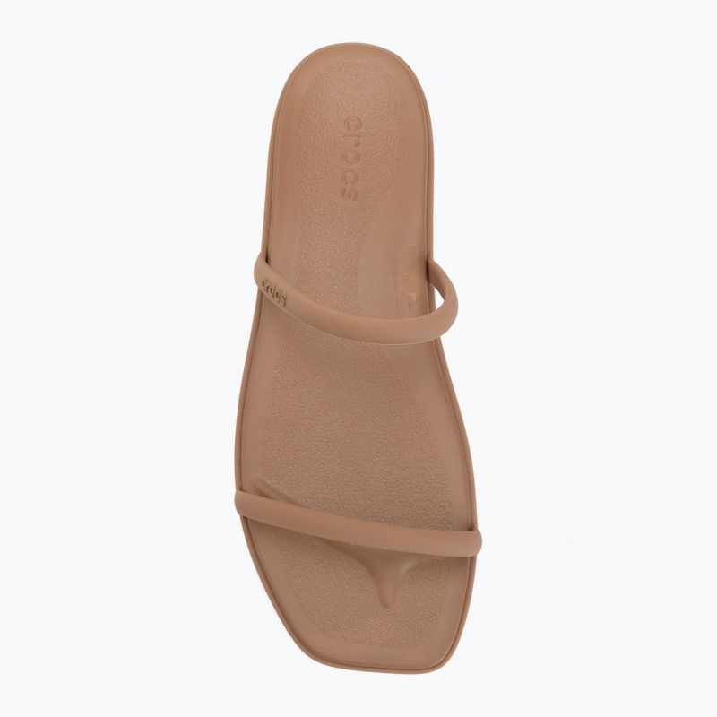 Дамски сандали Crocs Miami Two Strap Sandal milk chocolate 5