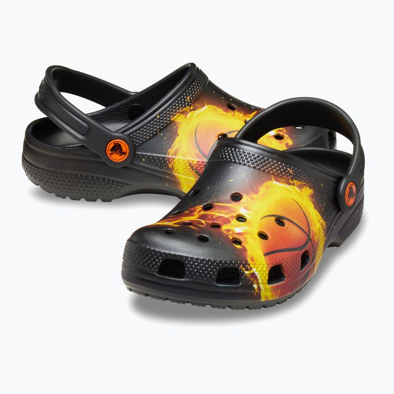 Детски чехли Crocs Flaming Bball Clog Kids black 14
