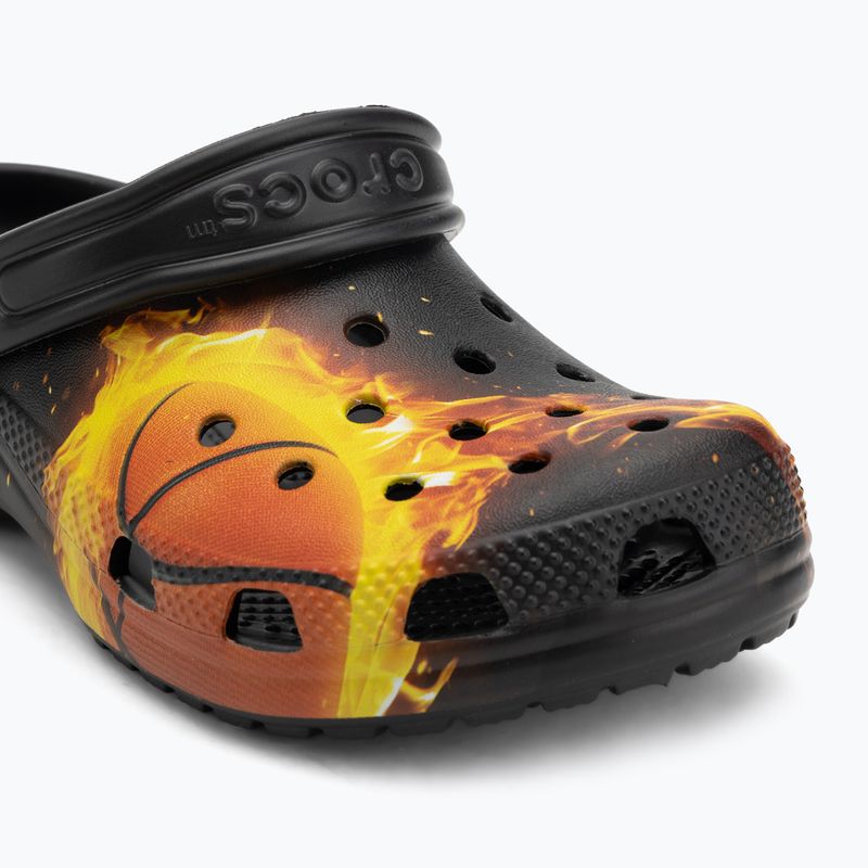 Детски чехли Crocs Flaming Bball Clog Kids black 8