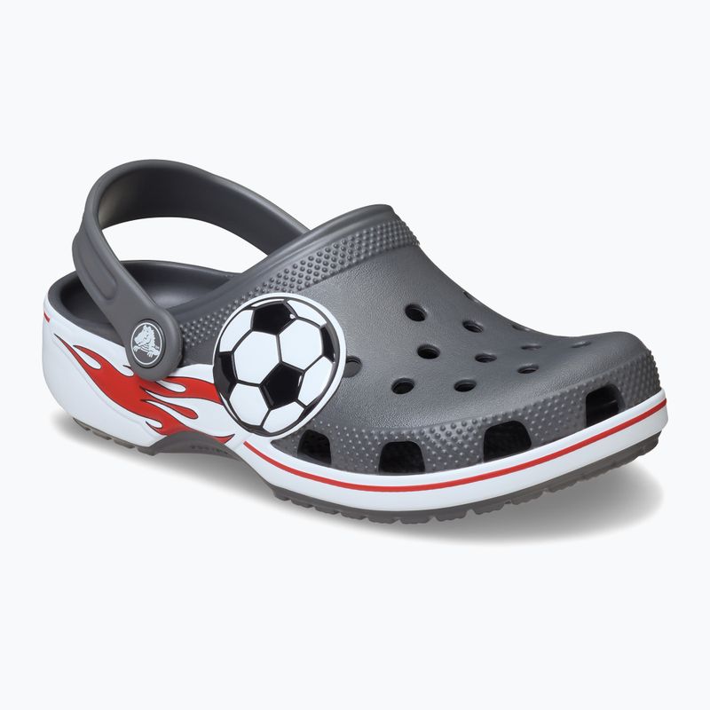 Детски чехли Crocs Classic Soccer Band Kids slate grey 9