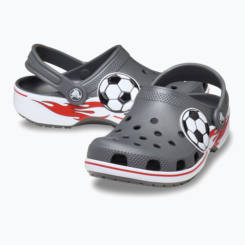 Детски чехли Crocs Classic Soccer Band Kids slate grey 14