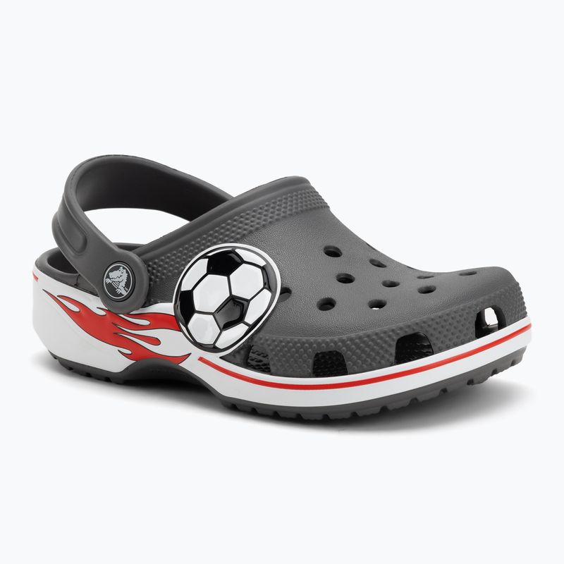 Детски чехли Crocs Classic Soccer Band Kids slate grey 2