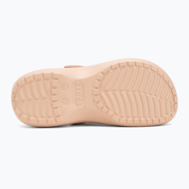 Дамски чехли Crocs Classic Platform Clog pink caramel 5