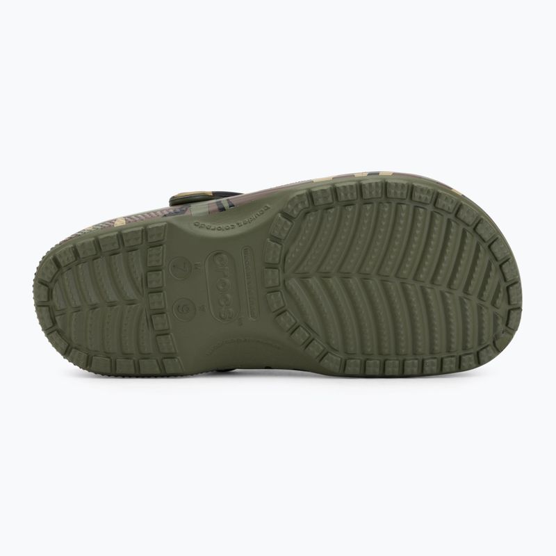 Чехли Crocs Classic Camouflage army green/multi 5