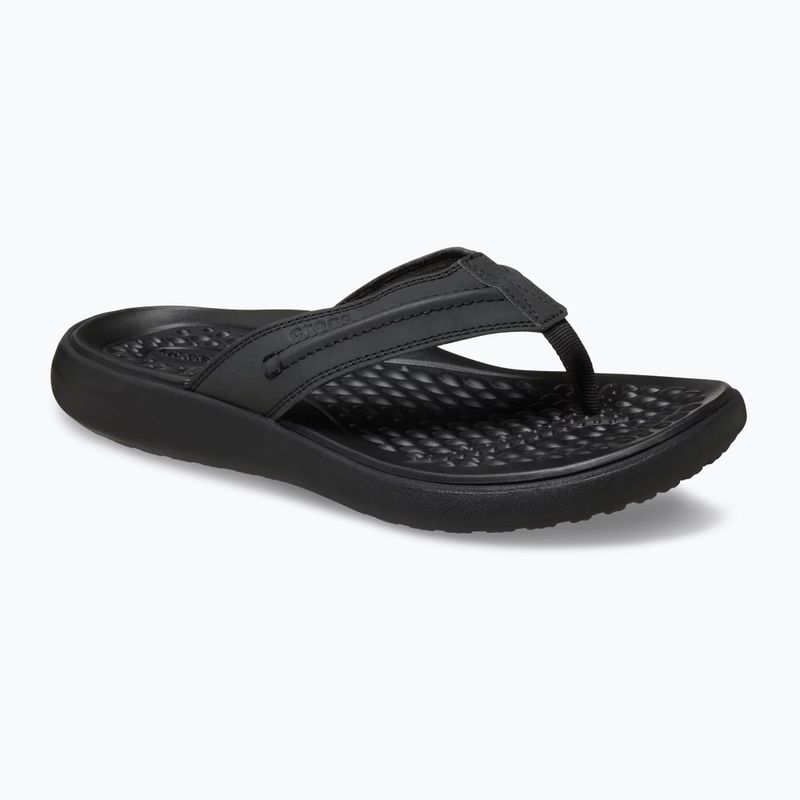 Джапанки Crocs Yukon Vista II Leather black/black 8