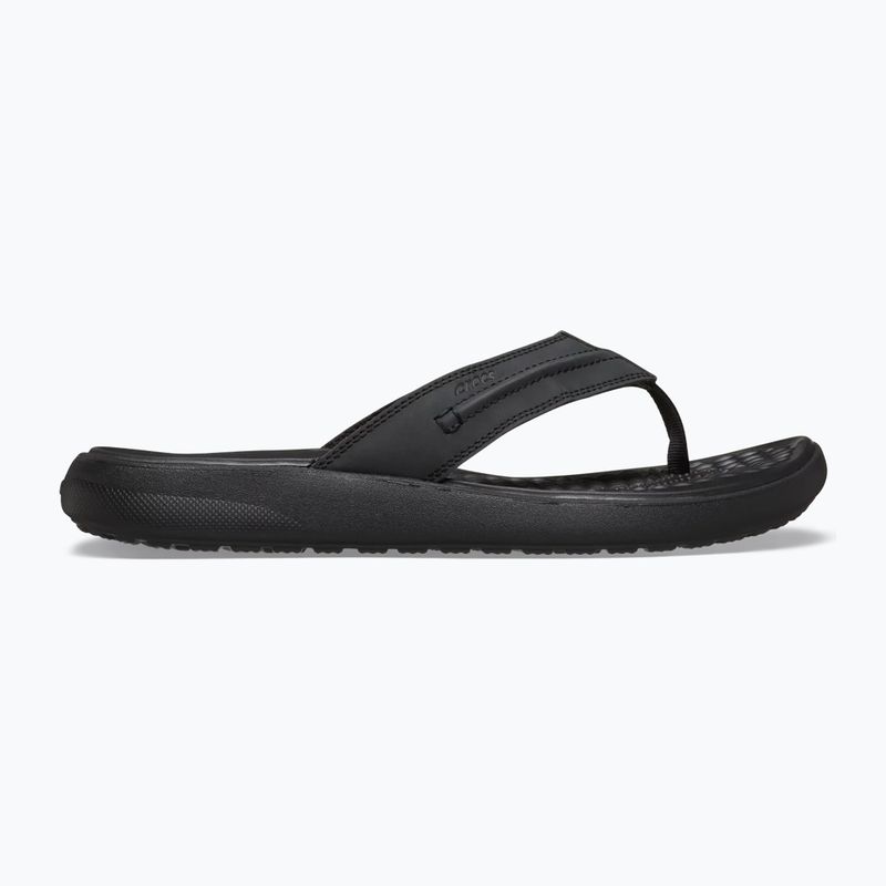 Джапанки Crocs Yukon Vista II Leather black/black 9