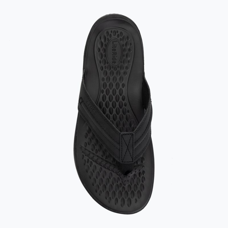 Джапанки Crocs Yukon Vista II Leather black/black 5