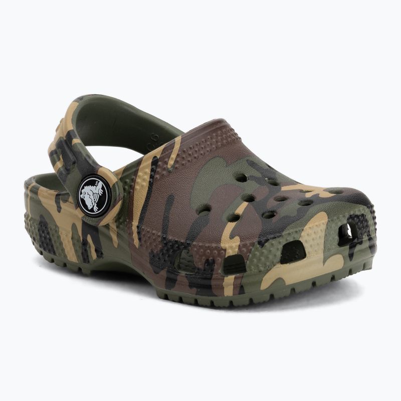 Детски чехли Crocs Classic Camouflage Toddler army green/multi 2