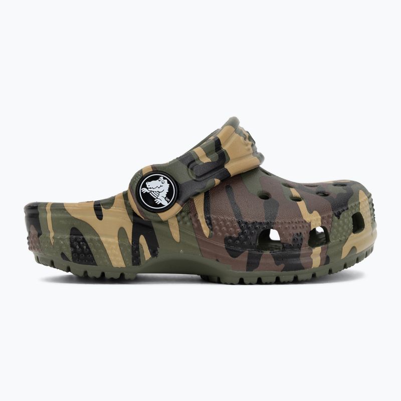 Детски чехли Crocs Classic Camouflage Toddler army green/multi 3