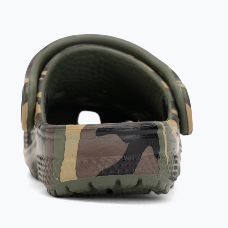 Детски чехли Crocs Classic Camouflage Toddler army green/multi 7