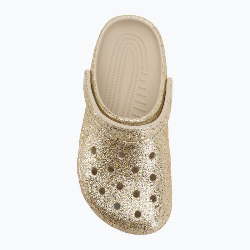 Детски чехли Crocs Classic Chunky Glitter sandstone 6