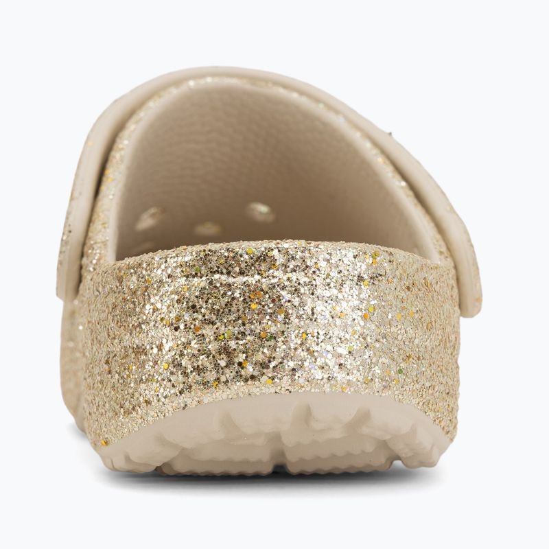 Детски чехли Crocs Classic Chunky Glitter sandstone 7