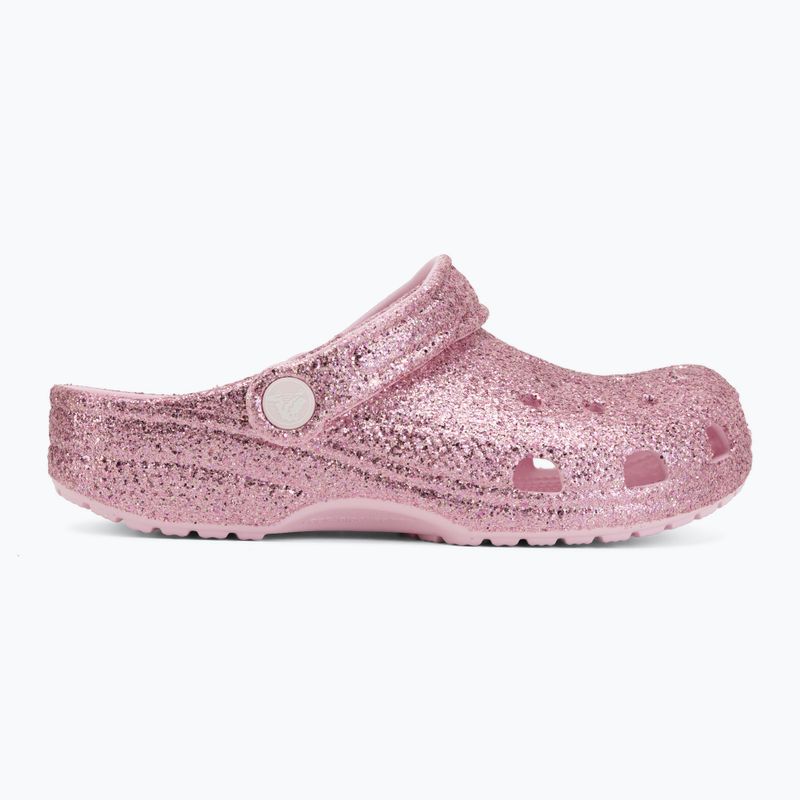 Детски чехли Crocs Classic Chunky Glitter pink milk 3