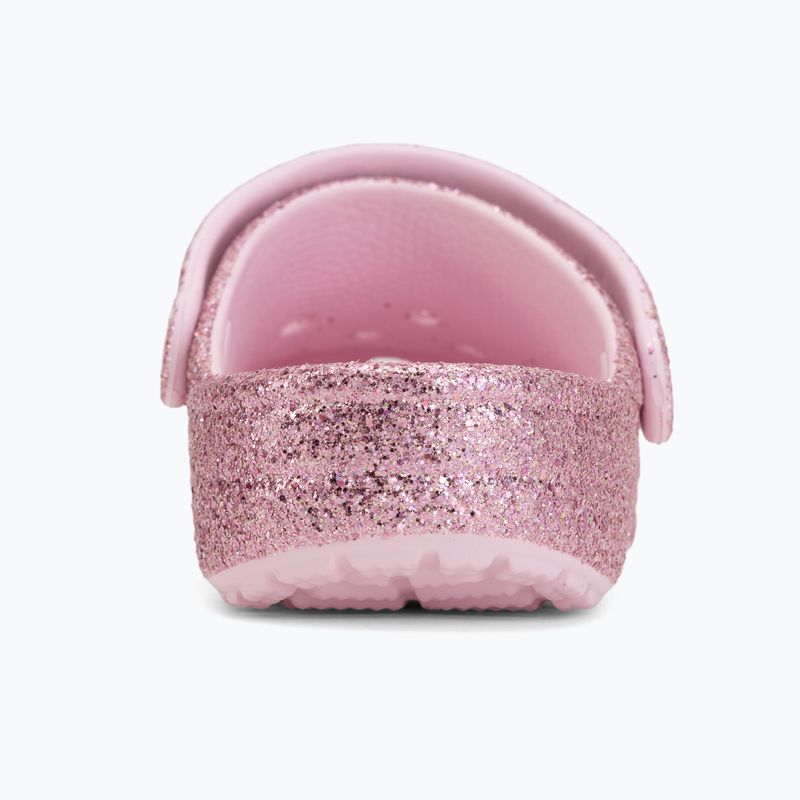 Детски чехли Crocs Classic Chunky Glitter pink milk 7