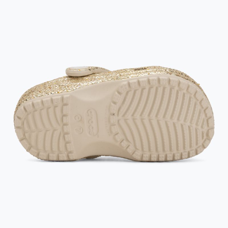Детски чехли Crocs Classic Chunky Glitter 211940 sandstone 5