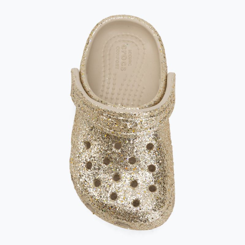 Детски чехли Crocs Classic Chunky Glitter 211940 sandstone 6