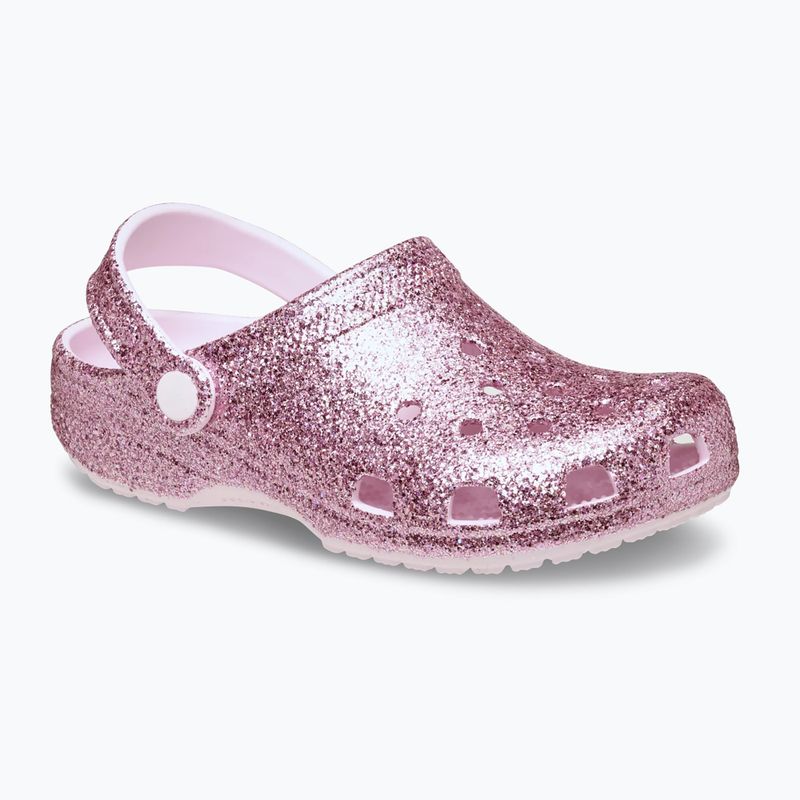 Детски чехли Crocs Classic Chunky Glitter 211940 pink milk 9