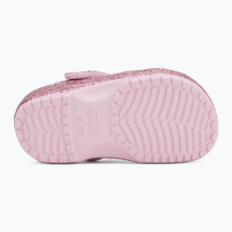 Детски чехли Crocs Classic Chunky Glitter 211940 pink milk 5