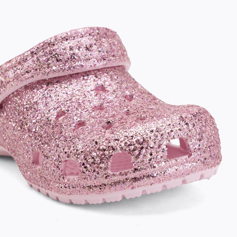 Детски чехли Crocs Classic Chunky Glitter 211940 pink milk 8