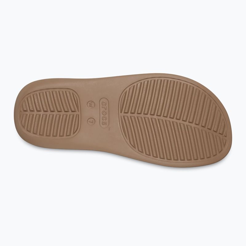 Дамски джапанки Crocs Gateway Platform milk chocolate 3