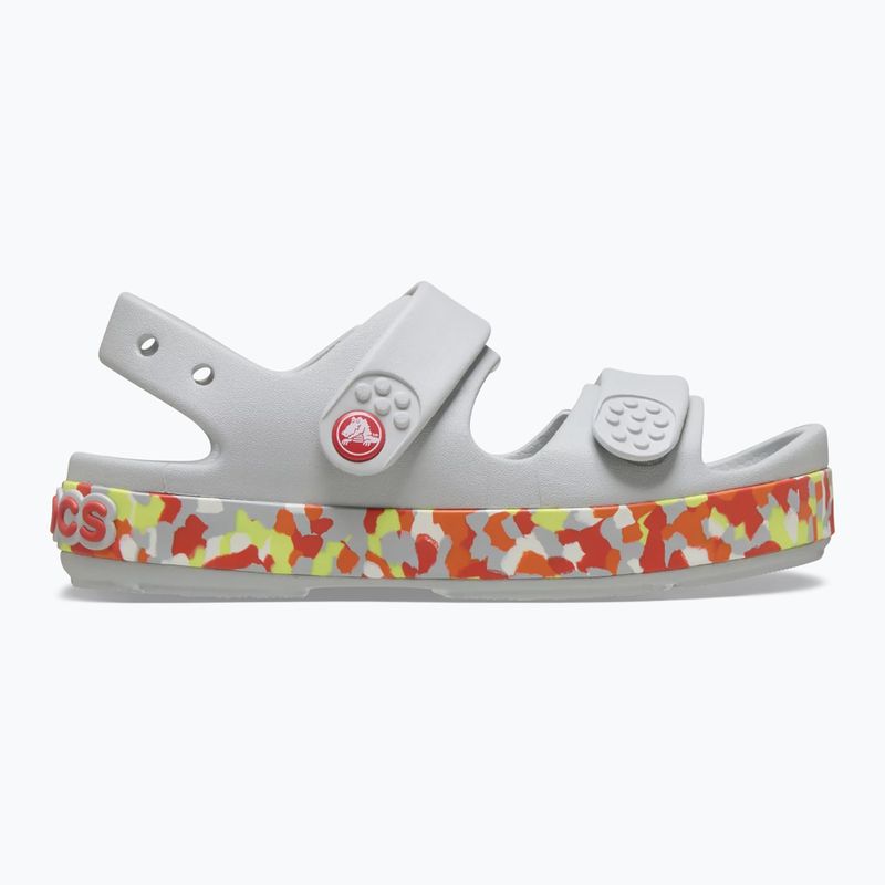Детски сандали Crocs Crocband Cruiser Glow Confetti Band atmosphere/flame 2