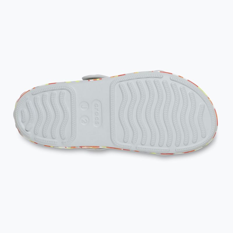 Детски сандали Crocs Crocband Cruiser Glow Confetti Band atmosphere/flame 3