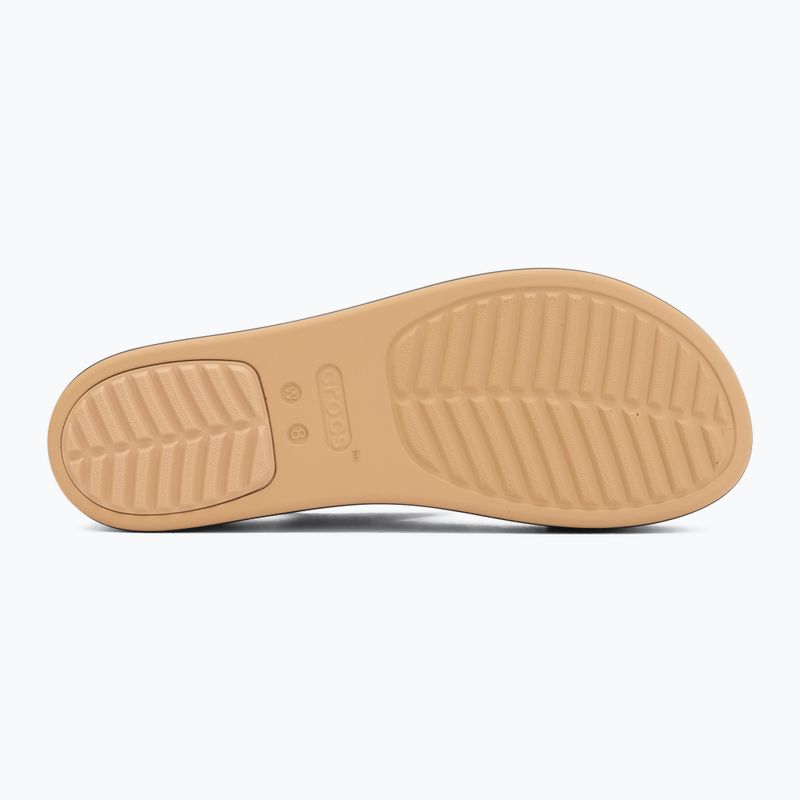 Дамски сандали Crocs Brooklyn Matte Wrap Low Wedge black/cashew 4
