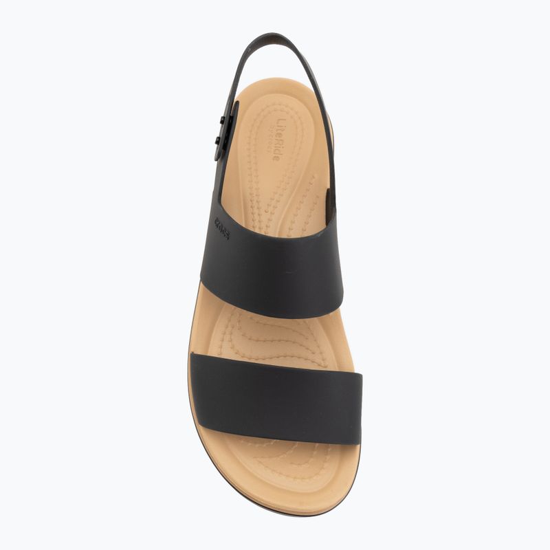 Дамски сандали Crocs Brooklyn Matte Wrap Low Wedge black/cashew 5