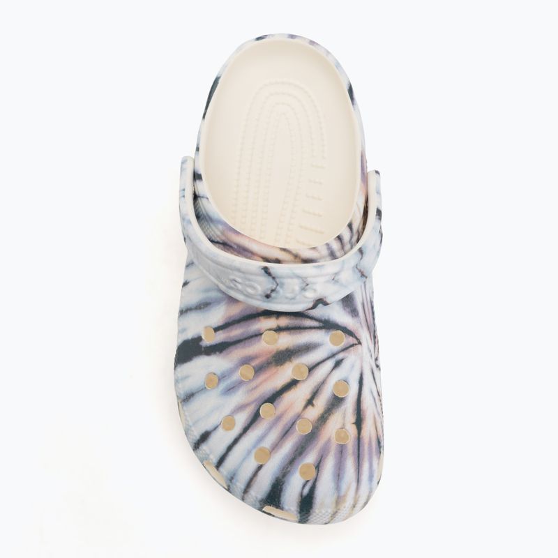 Чехли Crocs Classic Tie Dye chalk/multi 6