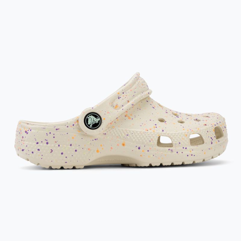 Детски чехли Crocs Classic Glow Paint Splatter summit white/multi 3