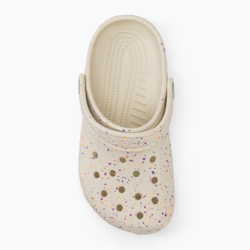 Детски чехли Crocs Classic Glow Paint Splatter summit white/multi 6