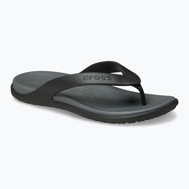 Джапанки Crocs Coast Flip black/slate grey 8