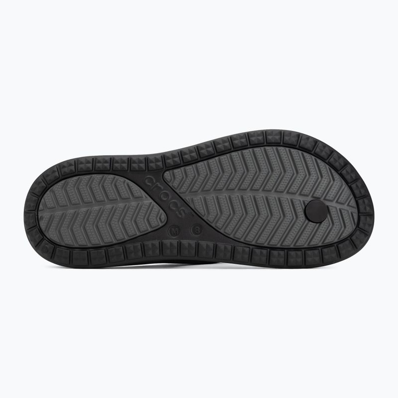 Джапанки Crocs Coast Flip black/slate grey 4