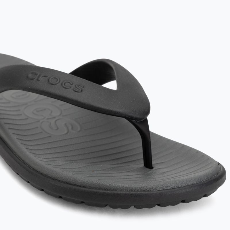 Джапанки Crocs Coast Flip black/slate grey 7