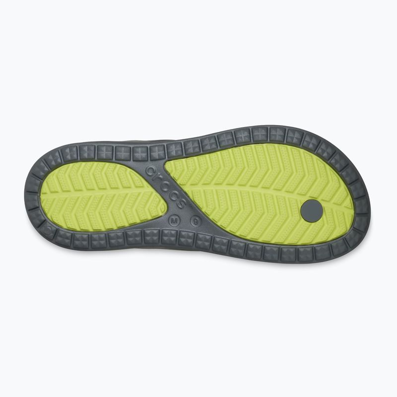 Джапанки Crocs Coast Flip slate grey/citrus 10