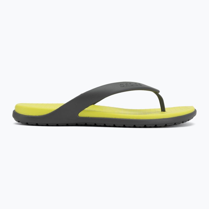 Джапанки Crocs Coast Flip slate grey/citrus 2