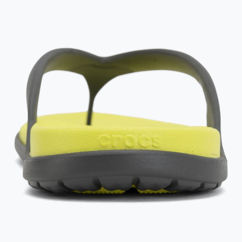 Джапанки Crocs Coast Flip slate grey/citrus 6