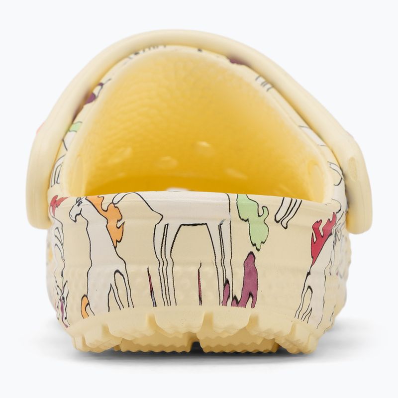 Детски чехли Crocs Classic Unicorn Graphic yellow light 7