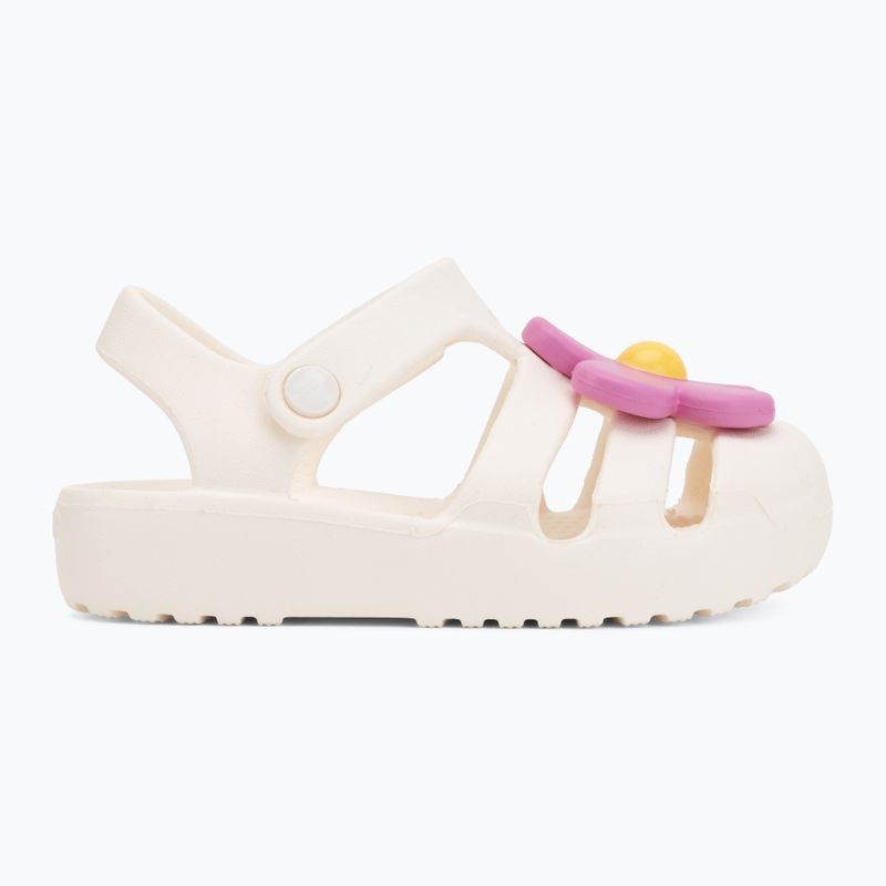 Детски сандали Crocs Classic Flower chalk 2