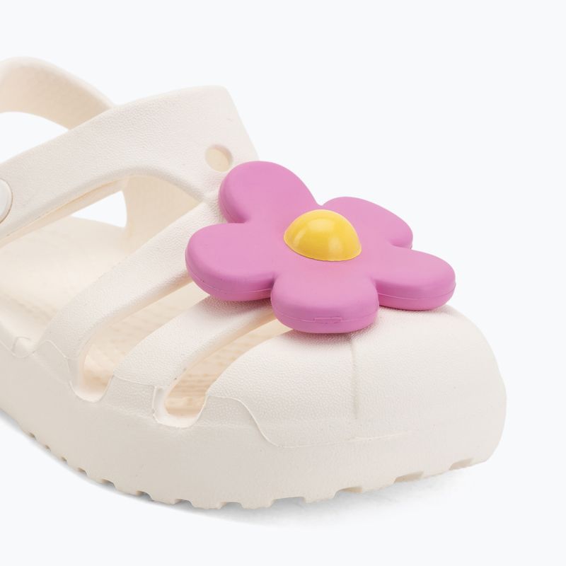 Детски сандали Crocs Classic Flower chalk 7