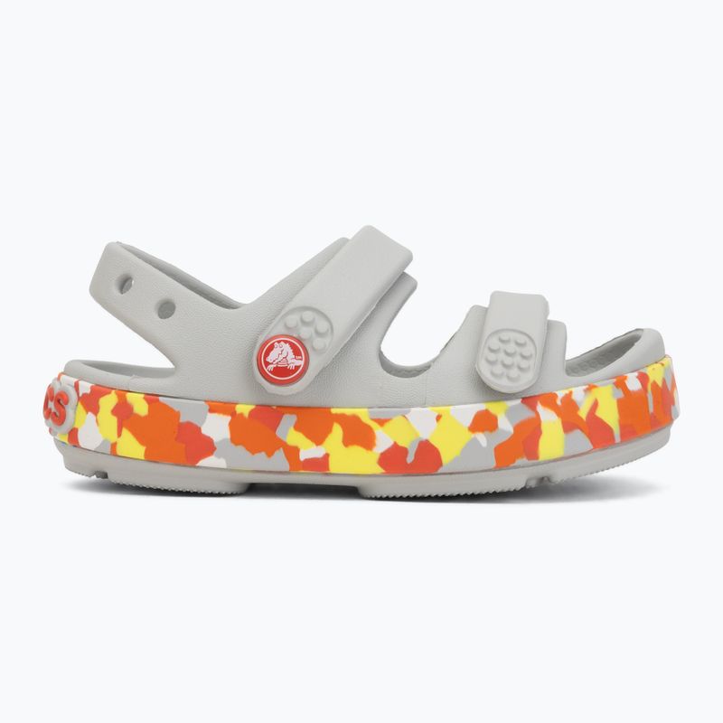 Детски сандали Crocs Crocband Cruiser Glow Confetti Band atmosphere/flame 2