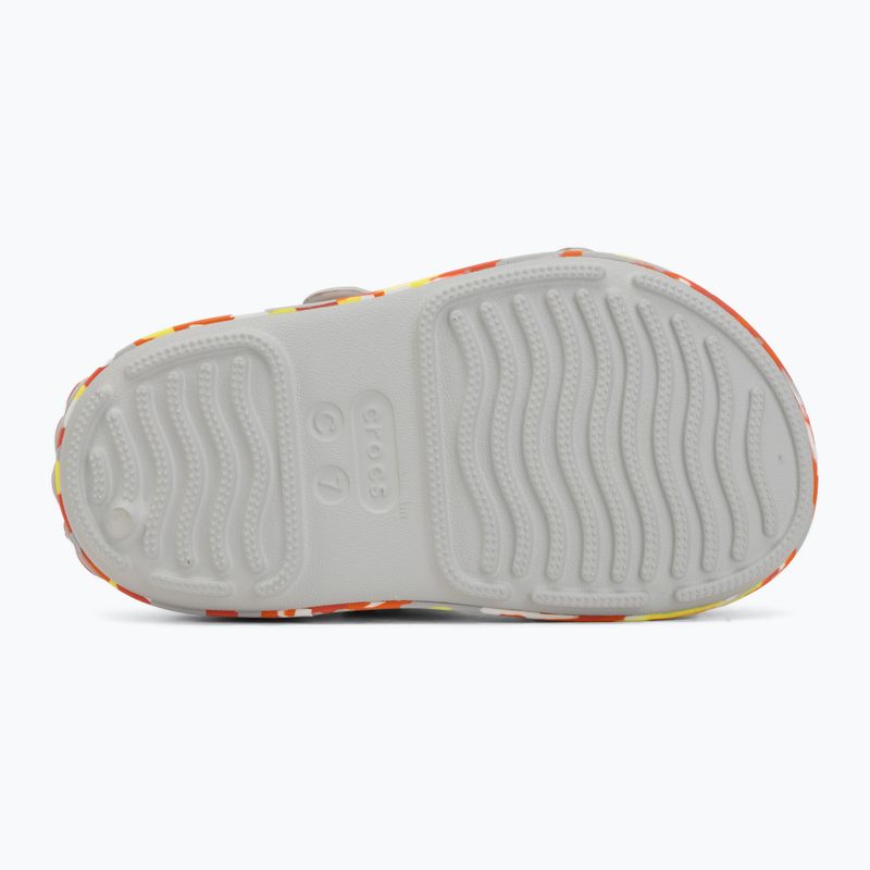 Детски сандали Crocs Crocband Cruiser Glow Confetti Band atmosphere/flame 4