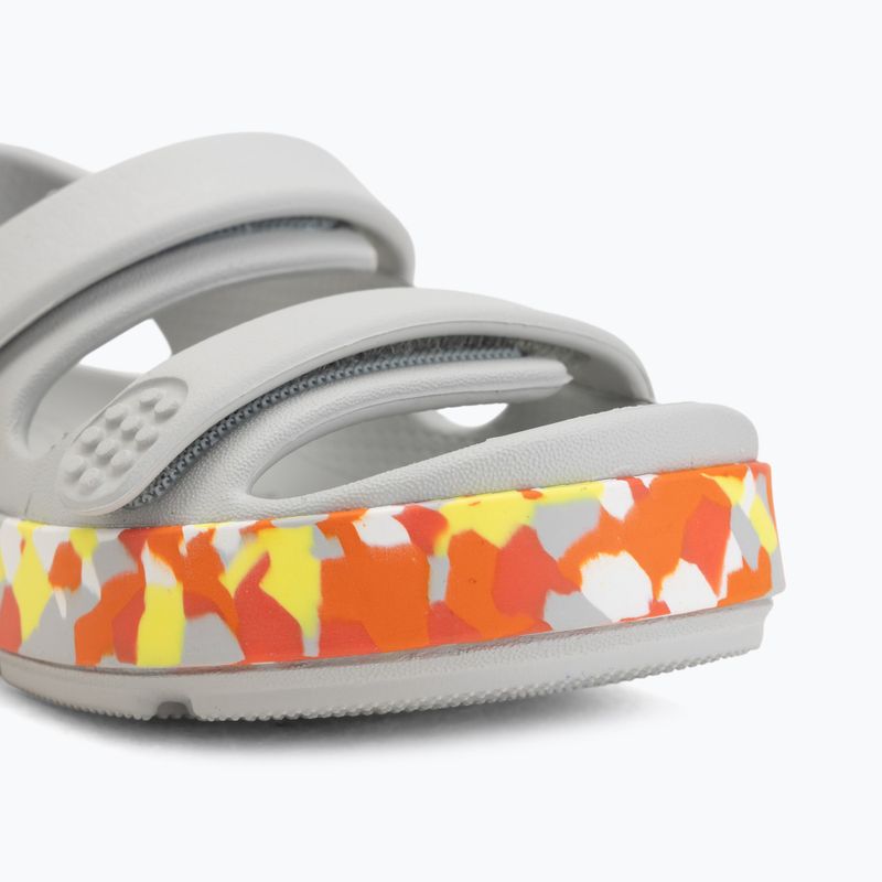 Детски сандали Crocs Crocband Cruiser Glow Confetti Band atmosphere/flame 7